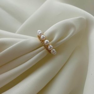 İncili Taşlı Kıkırdak Küpe