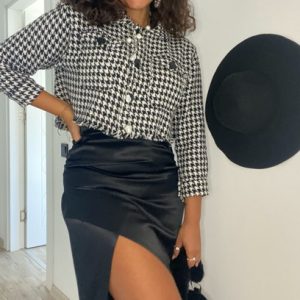 Kazayağı Crop Ceket