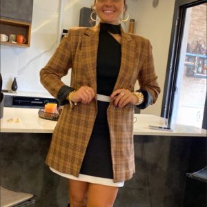 Camel Ekose Blazer