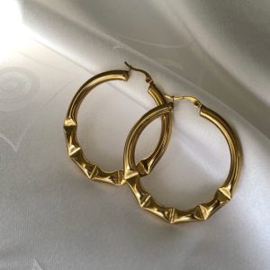 Gold Halka Küpe