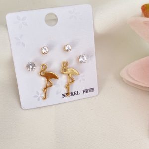 Flamingo Çoklu Küpe
