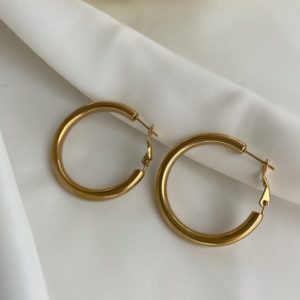 Çelik Orta Boy Küpe(5 cm)