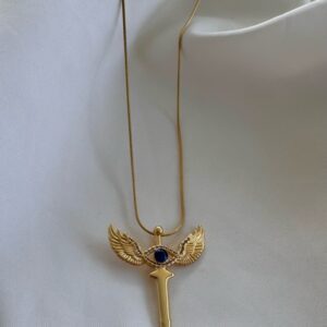 Çelik Angel Kolye