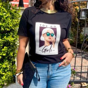 Siyah You Go Tshirt